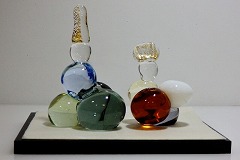 ガラスのお雛様～春の宴】金津沙矢香さんのお雛様: Glass