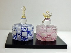 ガラスのお雛様~春の宴】金津沙矢香さんのお雛様: Glass ガラスのお雛様~春の宴】金津沙矢香さんのお雛様: Glass