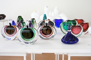 松浦あかね　あづみ野ガラス　花瓶 松浦あかね ガラス花器 松浦あかね あづみ野ガラス 花瓶 松浦あかね